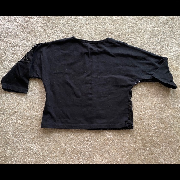 Girls size 4 / xs plaid skirt & black dress shirt - Picture 10 of 10